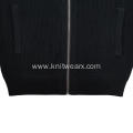 Men's Rib Knit Zip Up Pocket Cardigan